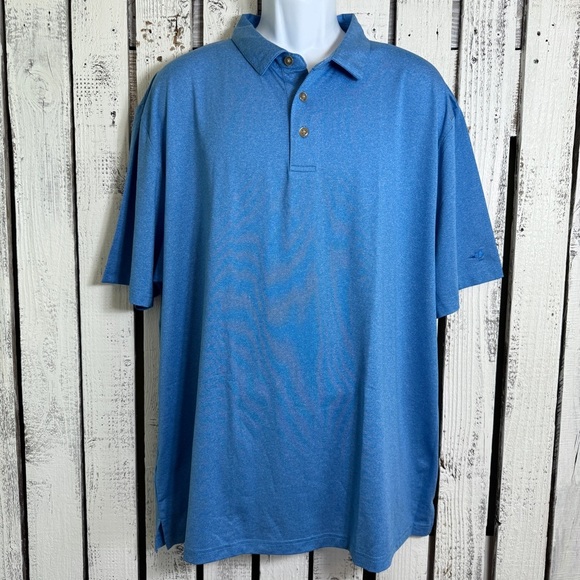 Grand Slam 360 Motion Flow Golf Polo Shirt Men’s Size XXL Light Blue Lightweight - Picture 1 of 11